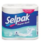 Туалетний папір Selpak Super Soft 3 шари 4шт.