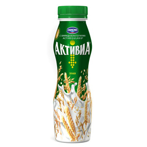 Біфідойогурт Активіа Злаки 1.5% 290г.