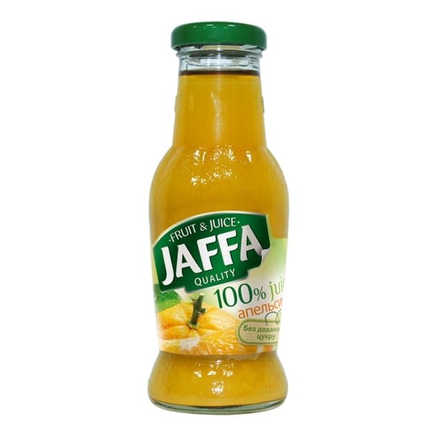 Сік Jaffa апельсиновий без доданого цукру 250 мл.