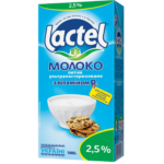 Молоко Ультапастеризоване Лактель 2,5% тетрапак