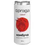 Напій слабогазований Spraga комбуча гранат 0,33л з/б