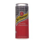 Напій Schweppes Pink Grapefruit сильногазований з/б 0,25л.