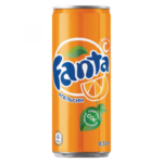 Напій Fanta безалкогольний соковмісний сильногазований 0,33л.