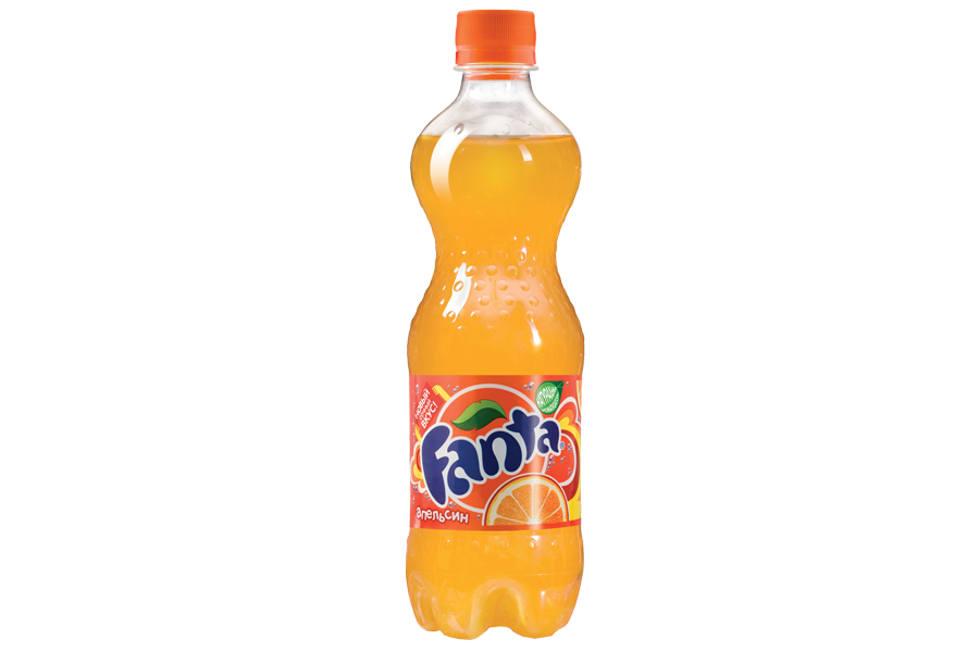 Напій Fanta газований апельсин 0,5л.