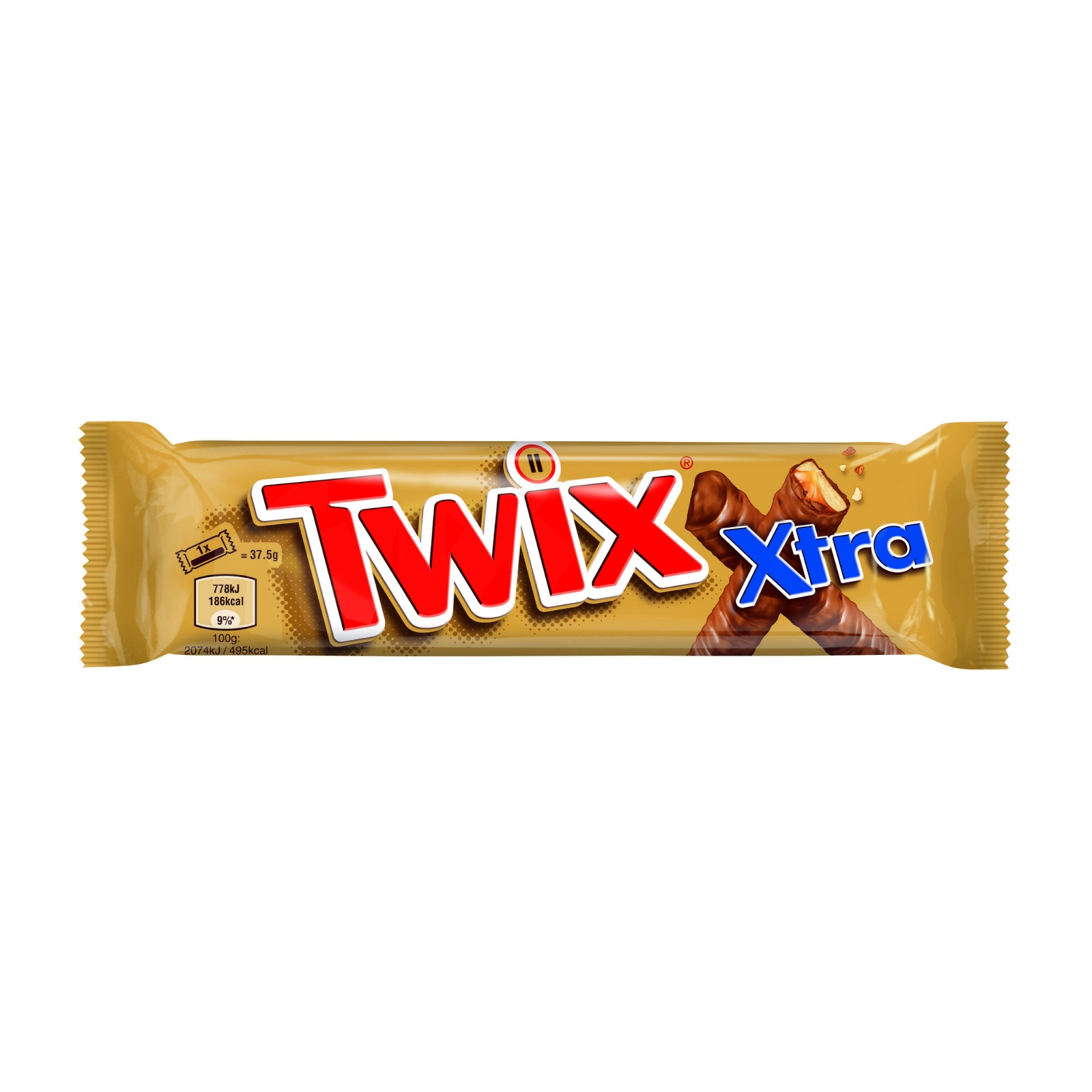 Батончик Twix в молочному шоколаді 75г.