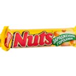 Шоколаднй батончик Nuts 42г.