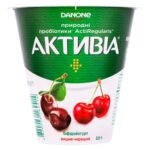 Біфідойогурт Danone Активіа вишня-черешня 2.5% 260г.
