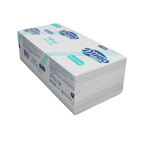 Рушник паперовий білій 2шари 150арк.